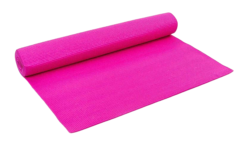 Килимок для фітнесу та йоги Yoga mat PVC FI-4986 4 мм Малиновий - фото 1