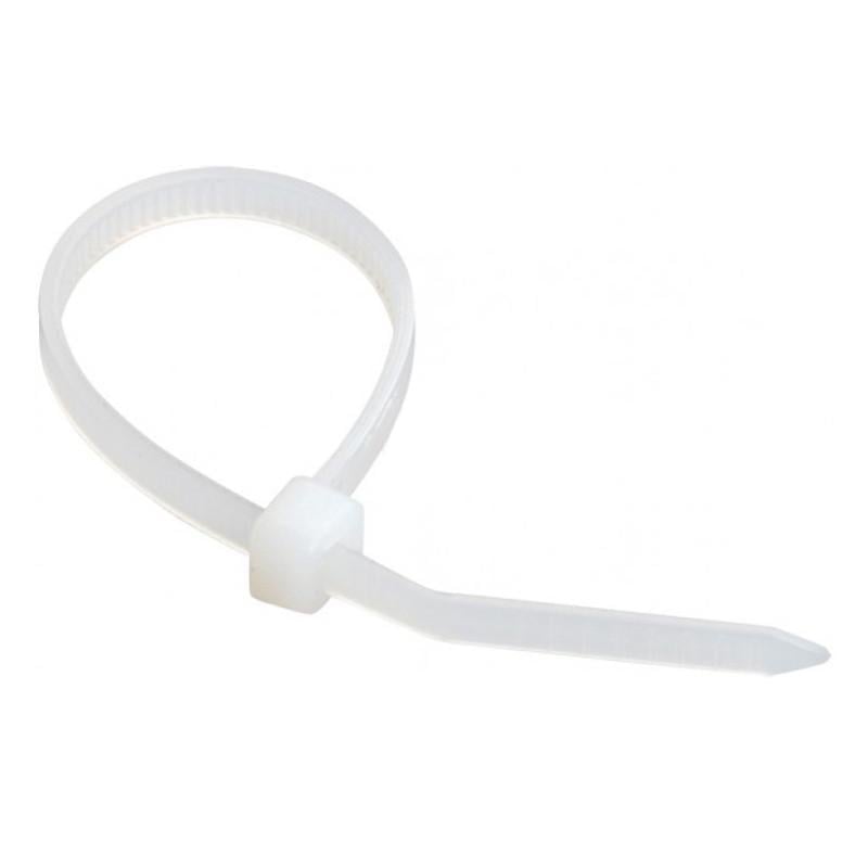 Хомут кабельний Sokol нейлон 4x150 мм 100 шт./уп. Білий (28679632)