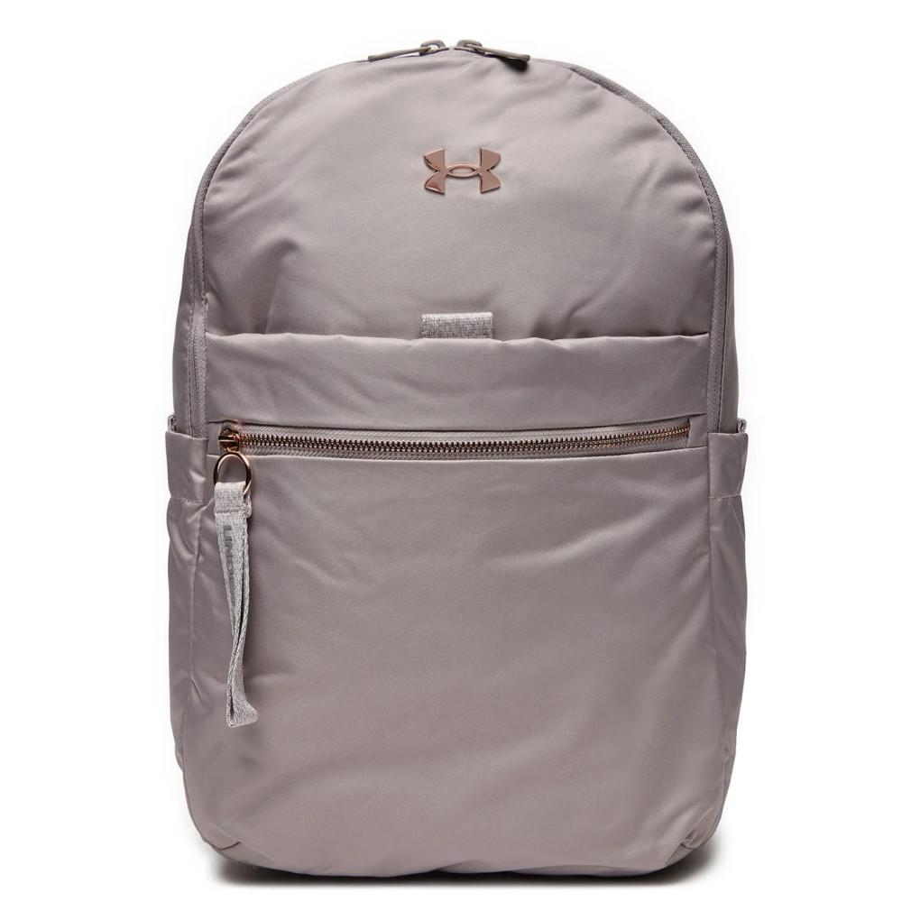 Спортивный рюкзак женский Under Armour Studio Campus BP 19,5L 28х40,5х15 см Бежевый (1384675-015)
