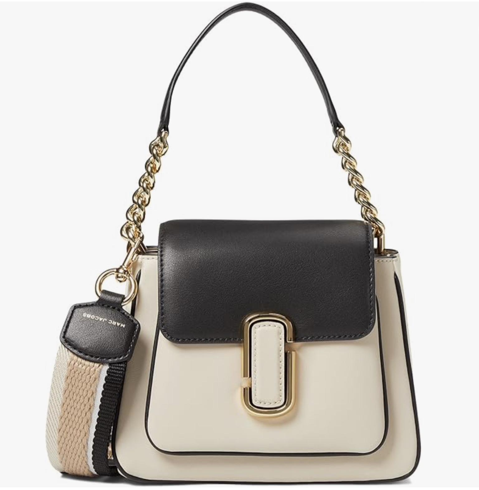 Сумка женская Marc Jacobs The J Marc Chain Бежевый/Черный