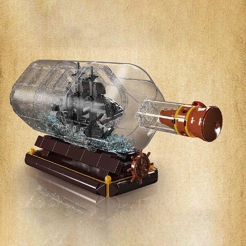 Конструктор Mould King Корабль пиратский в бутылке Черная жемчужина 22 дет. (10070S) - фото 4