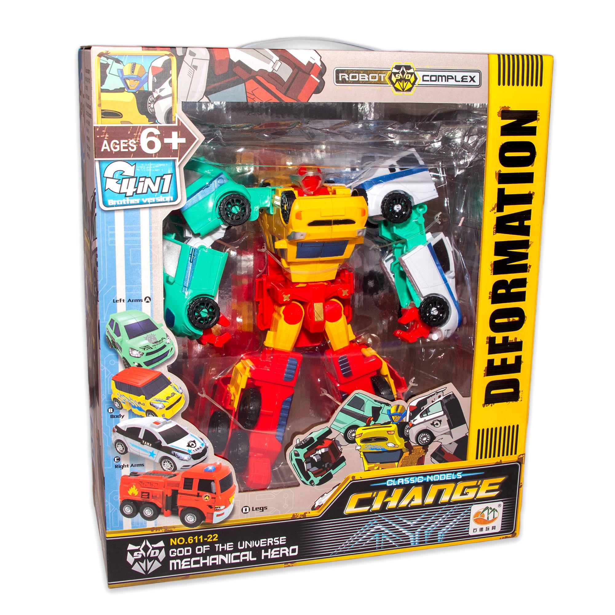 Детская игровая фигурка трансформер 611-22 TOBOT QUATRAN 28 см (A611-22)