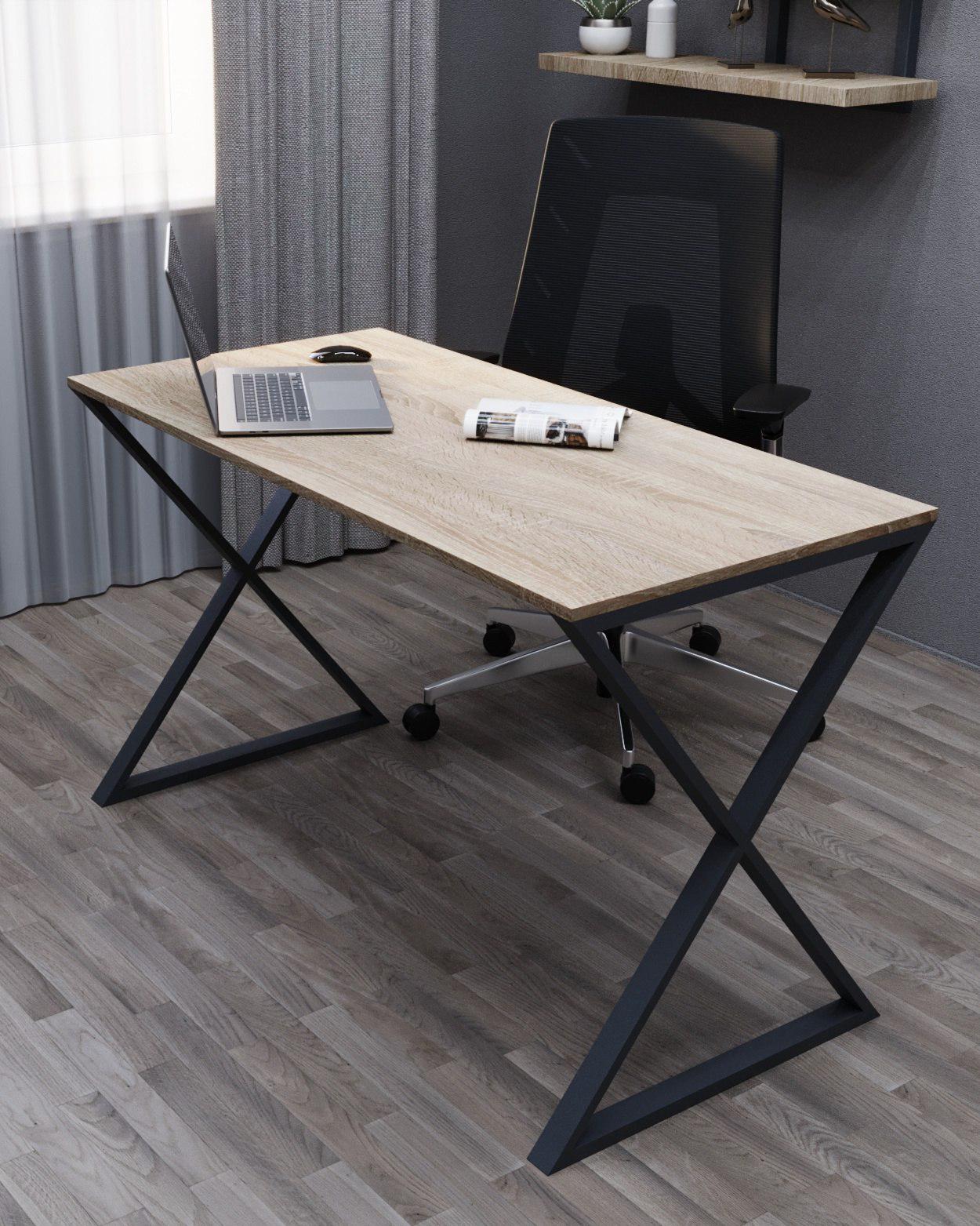 Стол письменный Loft Серия 15 1600х800х16 мм Дуб сонома (20067286)