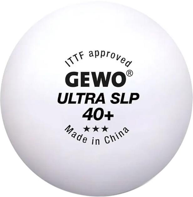 Мячики для настольного тенниса Gewo Ultra SLP 40+ ITTF 6 шт. (931057)