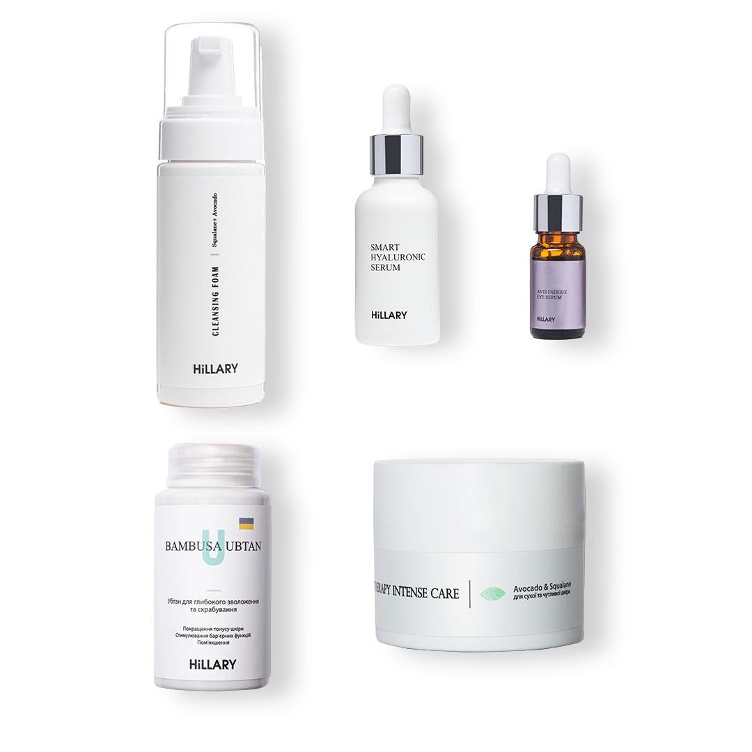 Базовый набор по уходу за сухой кожей Hillary Autumn care for dry skin осенний уход (K-11-652)
