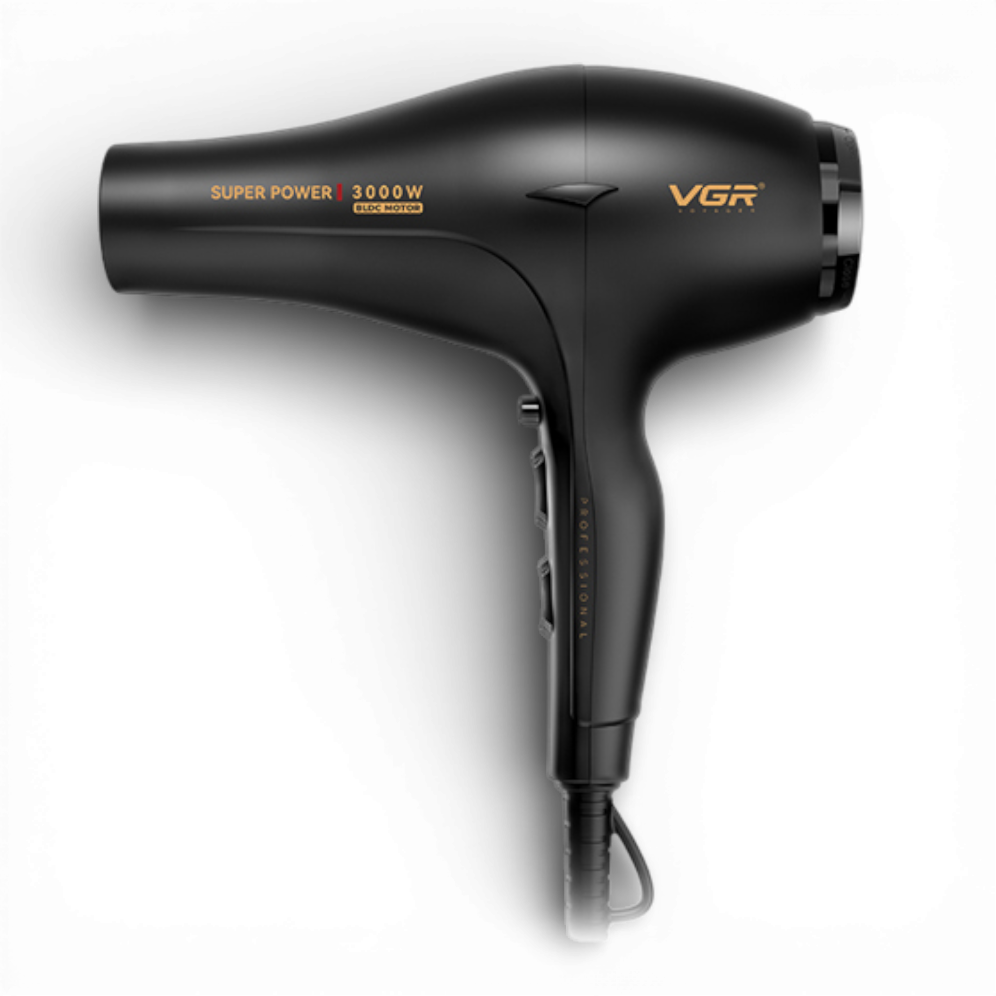 Фен для волосся професійний VGR V-406 Black 3000 Вт