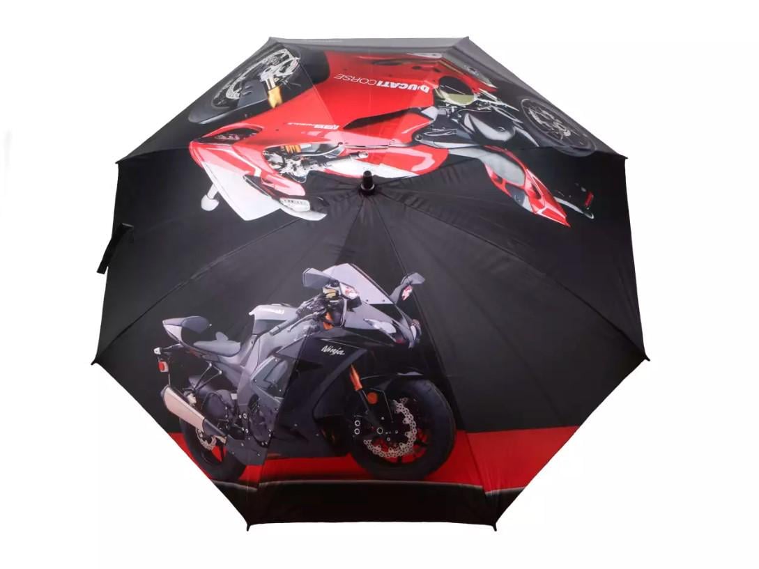 Парасолька-тростина автомат чоловіча Carmani Ducati Pigante h 93 см (021-6640)