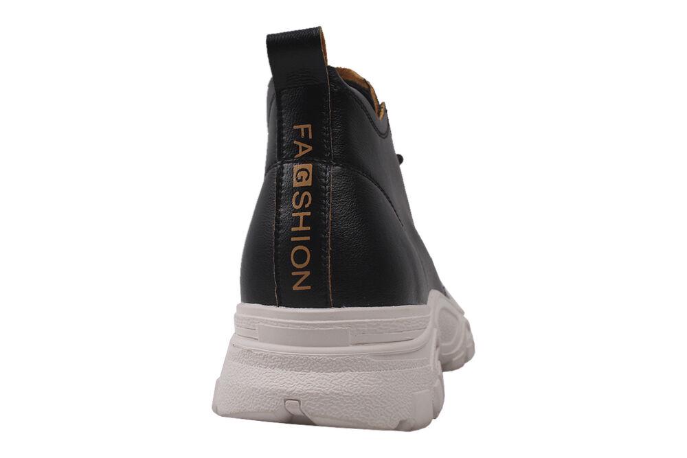 Кеди жіночі Berkonty зі шкіри Чорний (235-20DHC 38) - фото 3 Кеди жіночі Berkonty зі шкіри Чорний (235-20DHC 38) - фото 3