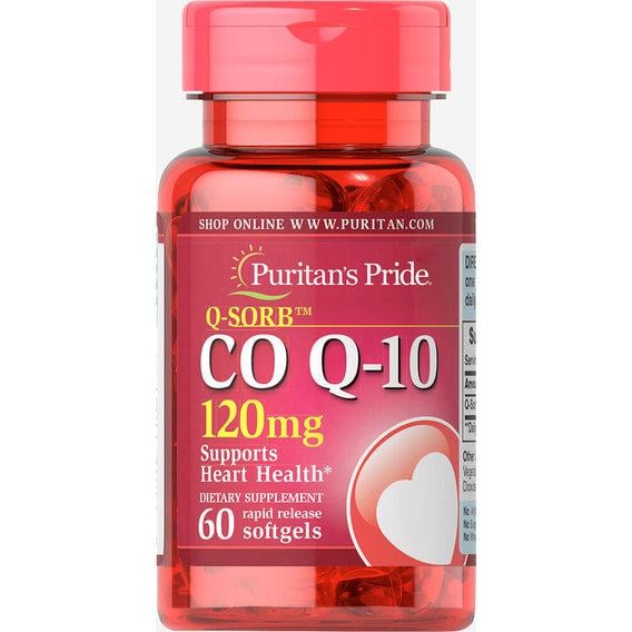 Коэнзим Puritan's Pride Q-Sorb Co Q-10 120 мг 60 Softgels Коэнзим Puritan's Pride Q-Sorb Co Q-10 120 мг 60 Softgels