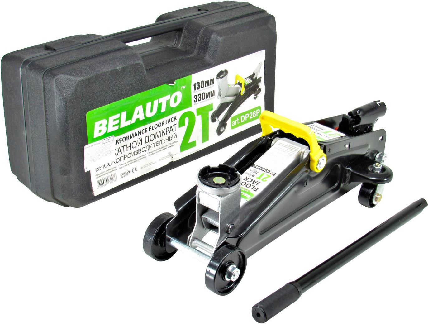 Домкрат подкатной Belauto лягушка 2 т 330 мм (DP28P)