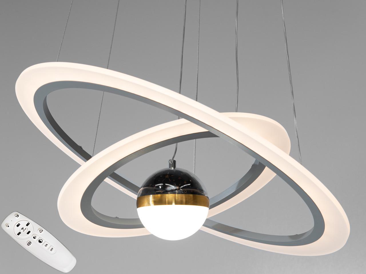 Люстра с диммером LED 2391-600+400WH (2437588193)