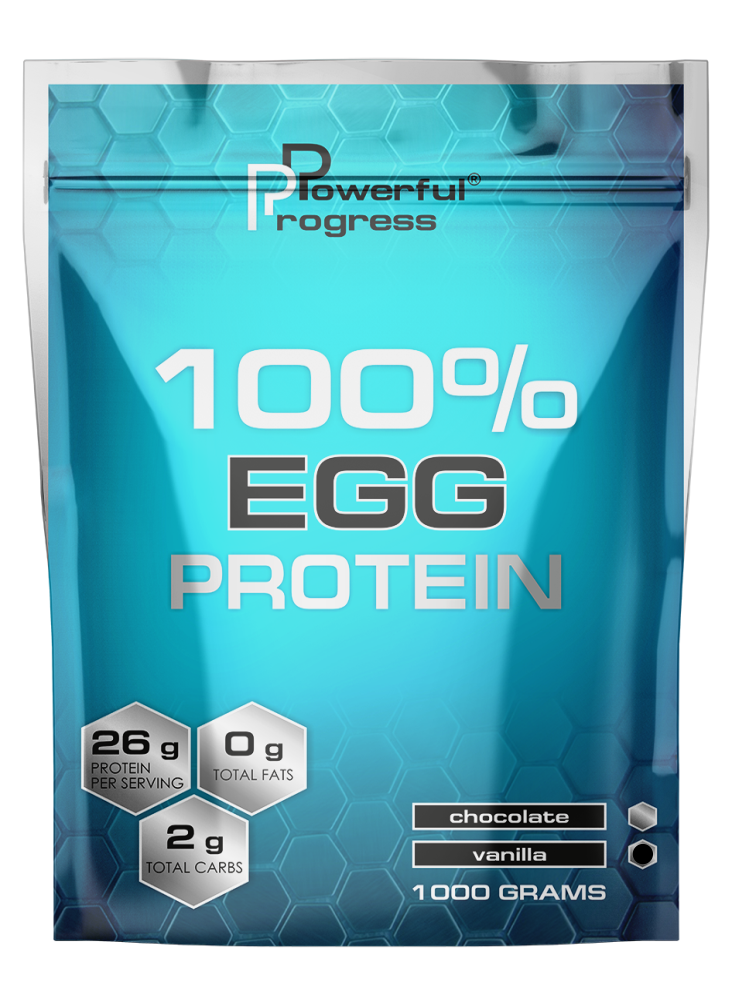 Протеїн яєчний Powerful Progress Egg Protein 100% 1 кг Ваніль (06773-01)