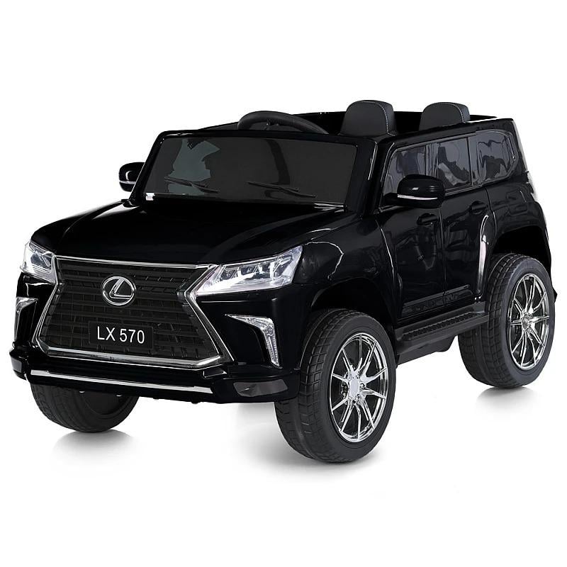 Детский электромобиль на аккумуляторе Lexus LX 570 на пульте радиоуправлении для детей 3-8 лет Черный (M 6140EBLR-2)
