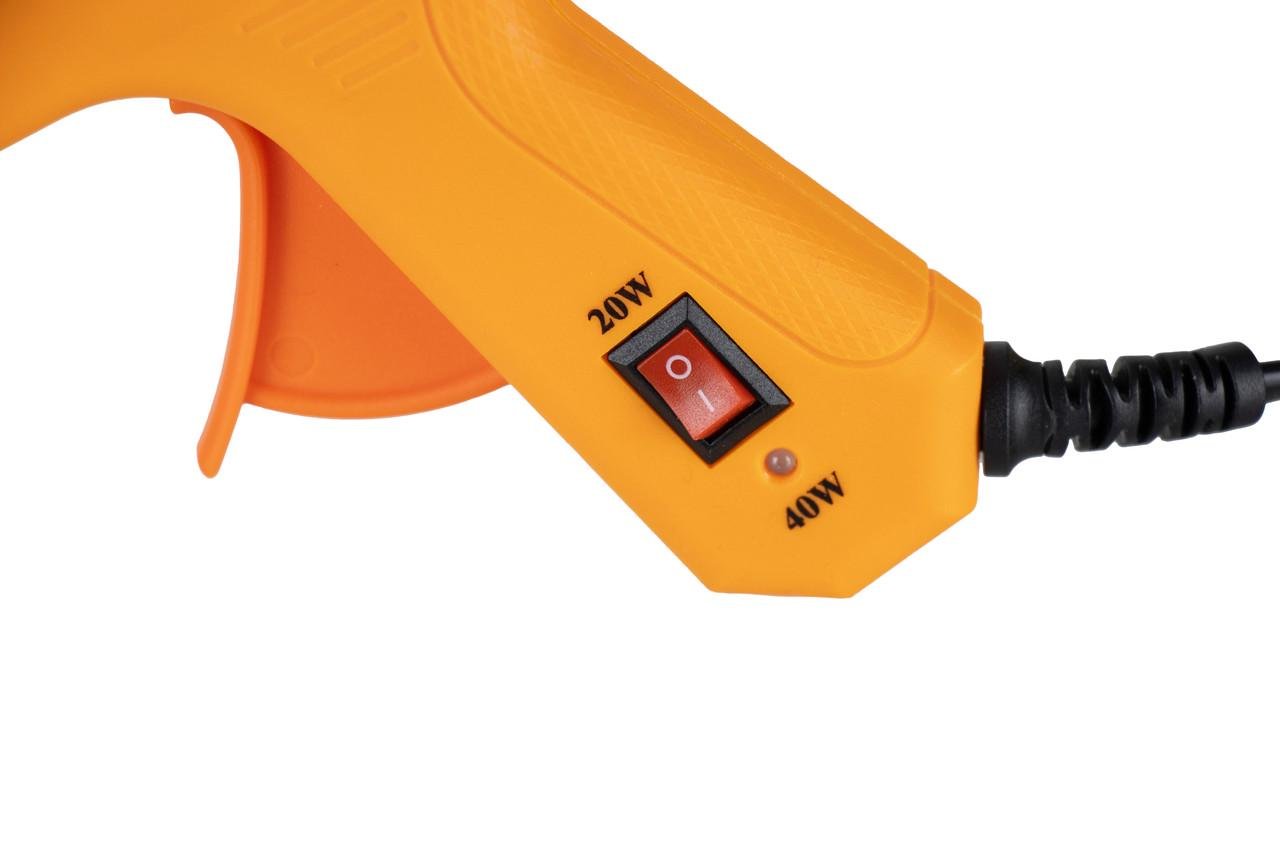Пистолет клеевой RIAS YS-301-Q02 20W/40W под стержни 7мм Orange (3_06653) - фото 6 Пистолет клеевой RIAS YS-301-Q02 20W/40W под стержни 7мм Orange (3_06653) - фото 6