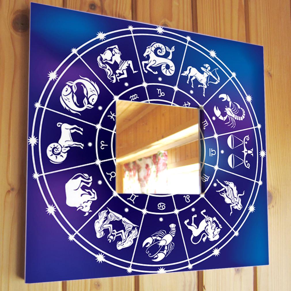 Зеркало декоративное Знаки зодиака 260х260 мм (M03025)