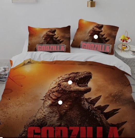 Комплект постельного белья с 3D рисунком Godzilla #22