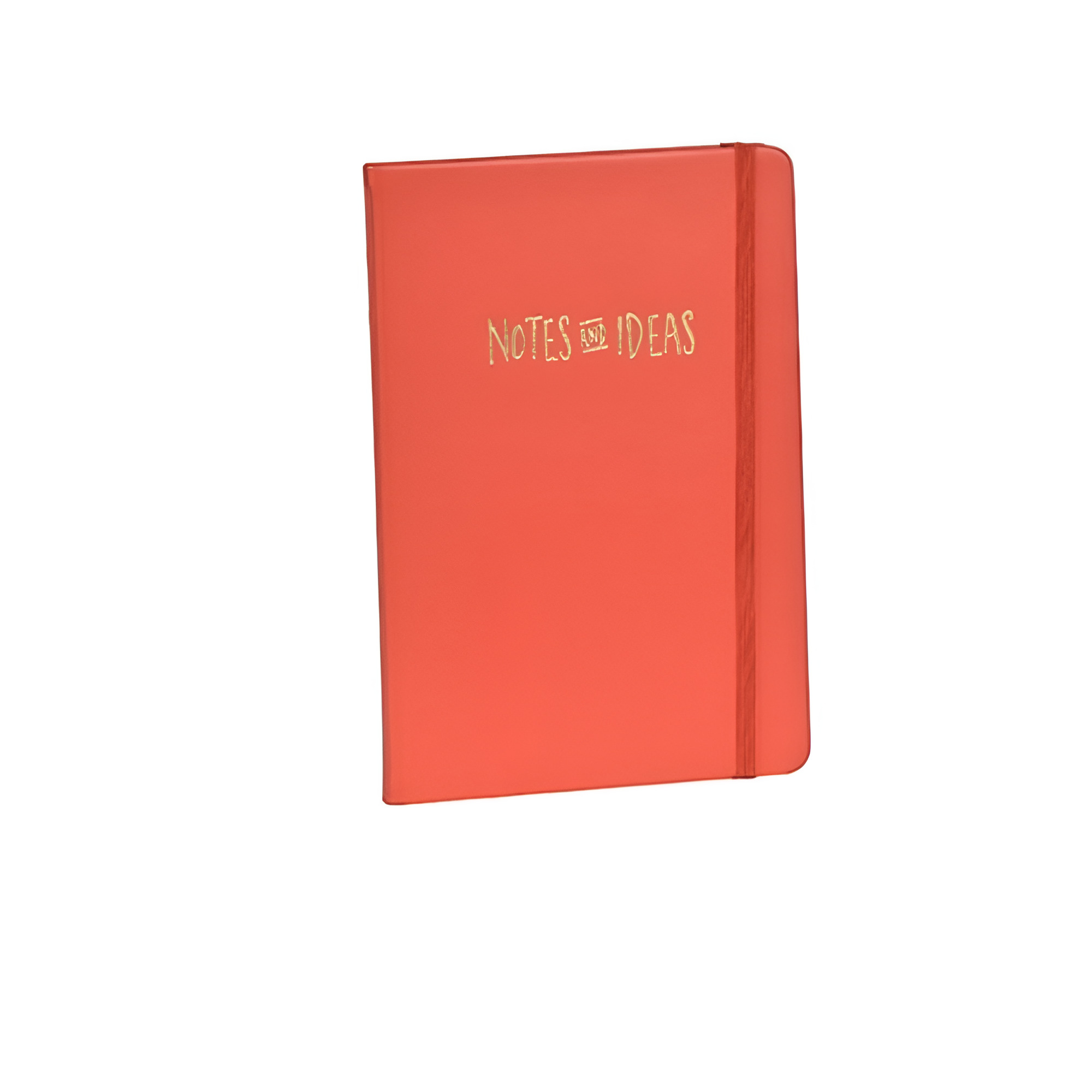 Блокнот на резинке Stenson Notes and ideas мягкий 80 листов А7 Оранжевый (WW01495ST)