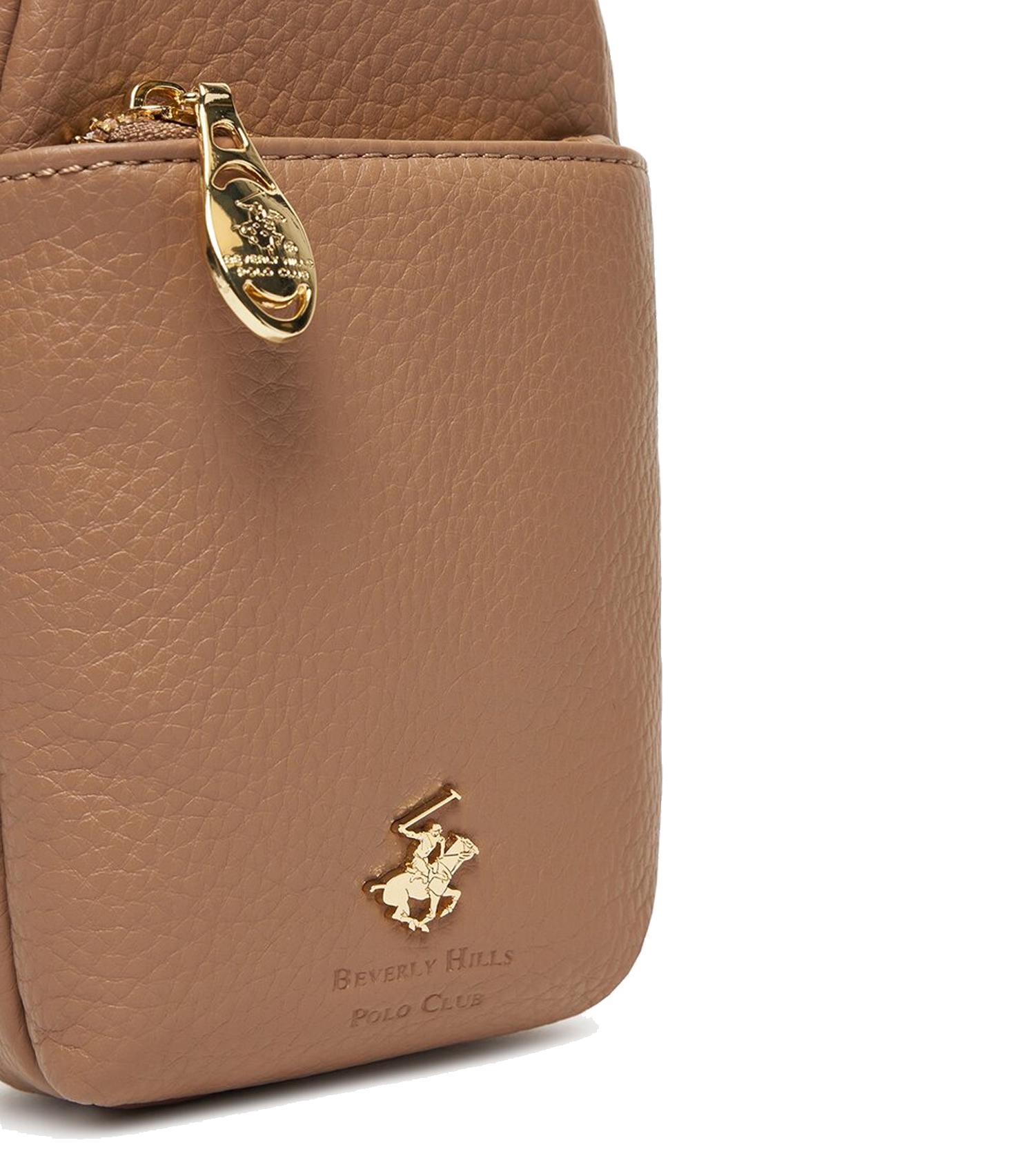 Сумка Beverly Hills Polo Club з ремінцем Бежевий (0394) - фото 4 Сумка Beverly Hills Polo Club з ремінцем Бежевий (0394) - фото 4