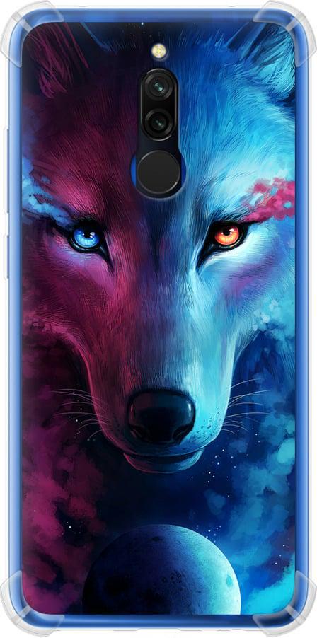 Чехол на Xiaomi Redmi 8 Арт-волк (3999sp-1806-42517)