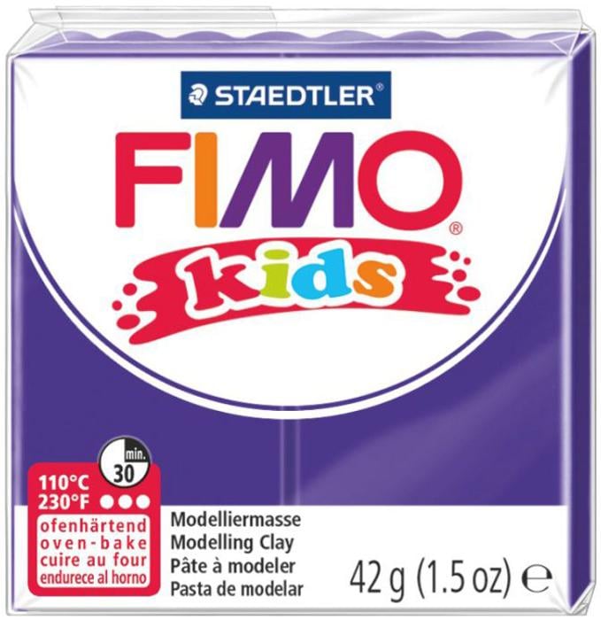 Глина полимерная Fimo Kids 42 г Фиолетовый (8030-6)