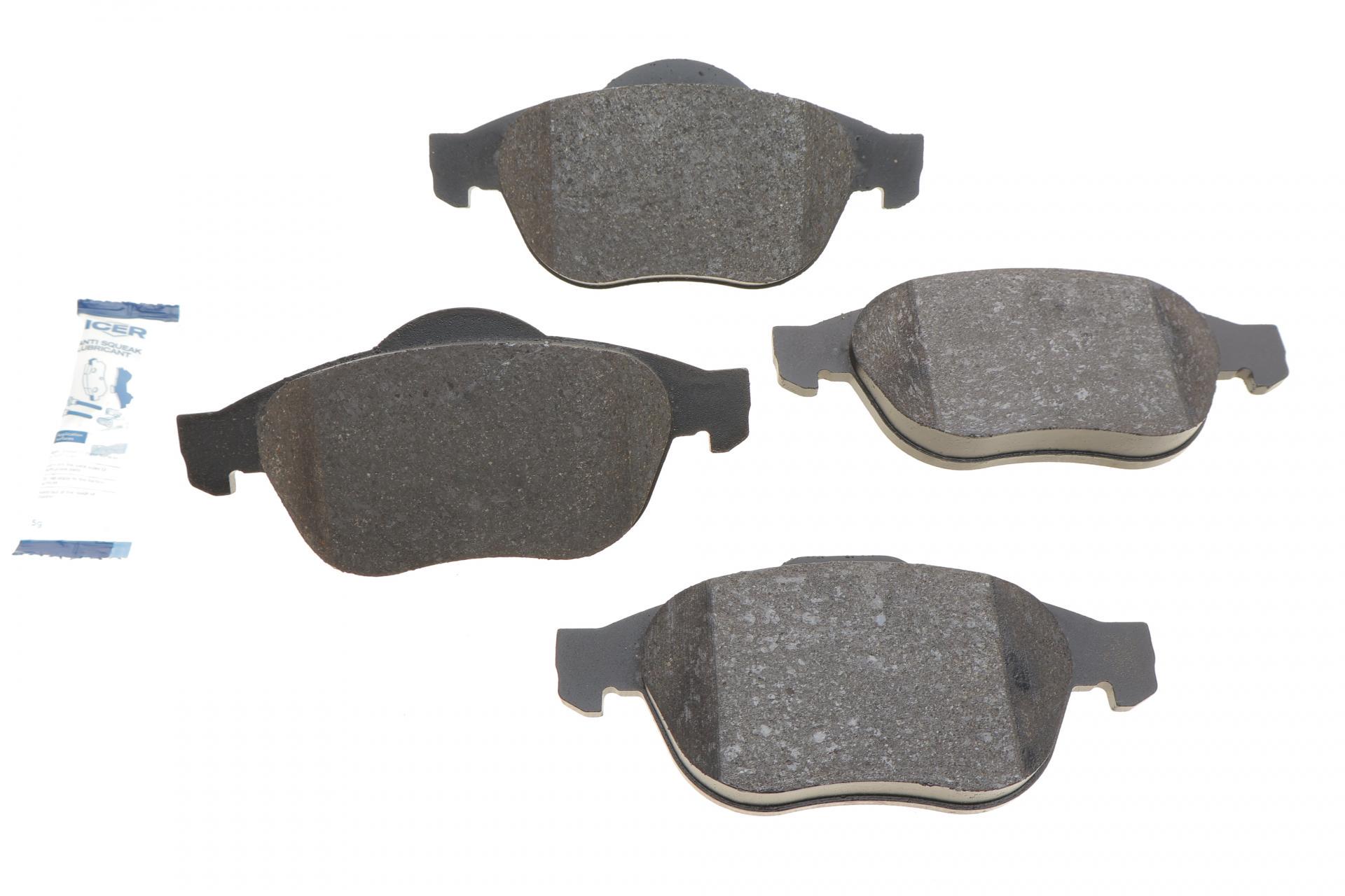 Колодки тормозные передние ICER для Renault Megane II 04-09/Scenic II/III/Grand Scenic II/III 03- (181861)