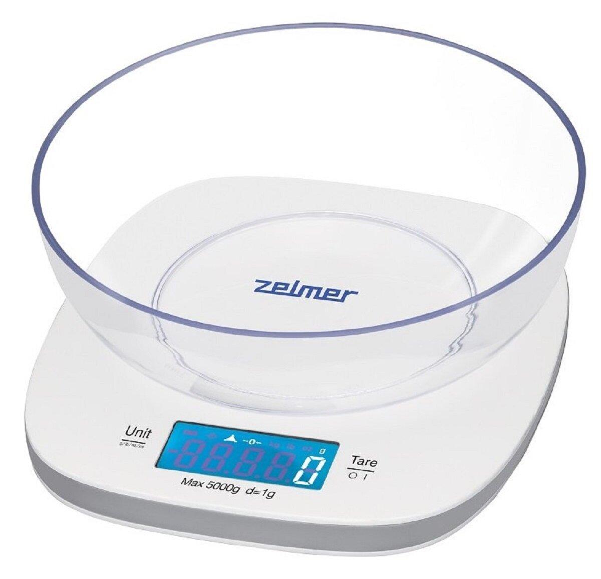 Весы кухонные Zelmer ZKS1450 до 5 кг со съемной чашей