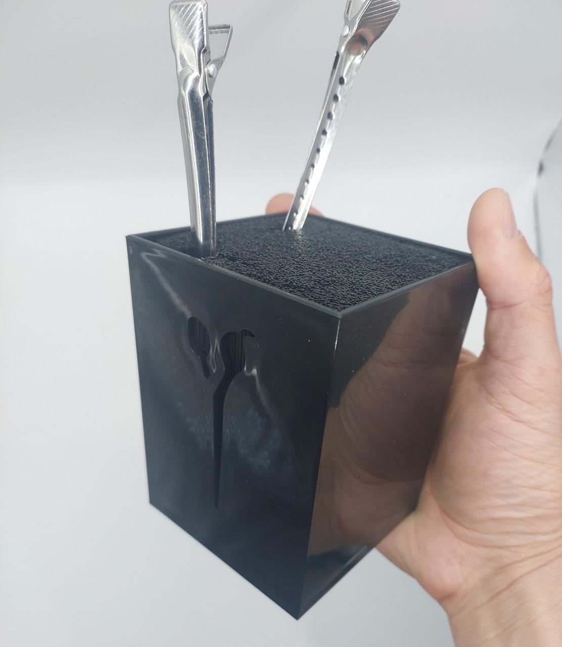 Подставка для хранения парикмахерских ножниц ДенІС professional Черный (1453071262) - фото 5 Подставка для хранения парикмахерских ножниц ДенІС professional Черный (1453071262) - фото 5