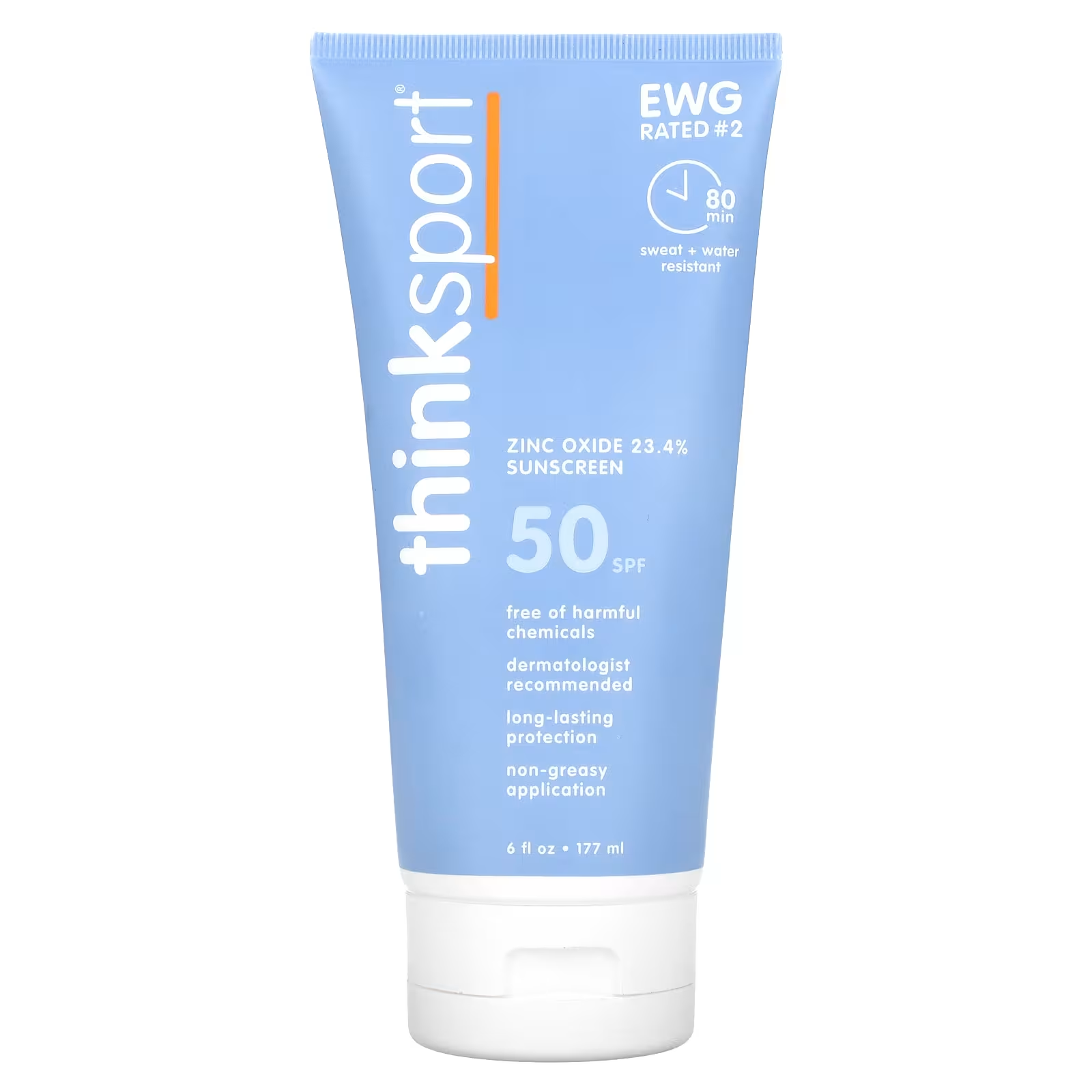 Крем солнцезащитный THINK Sport Safe Sunscreen SPF50+ 177 мл (33968821)