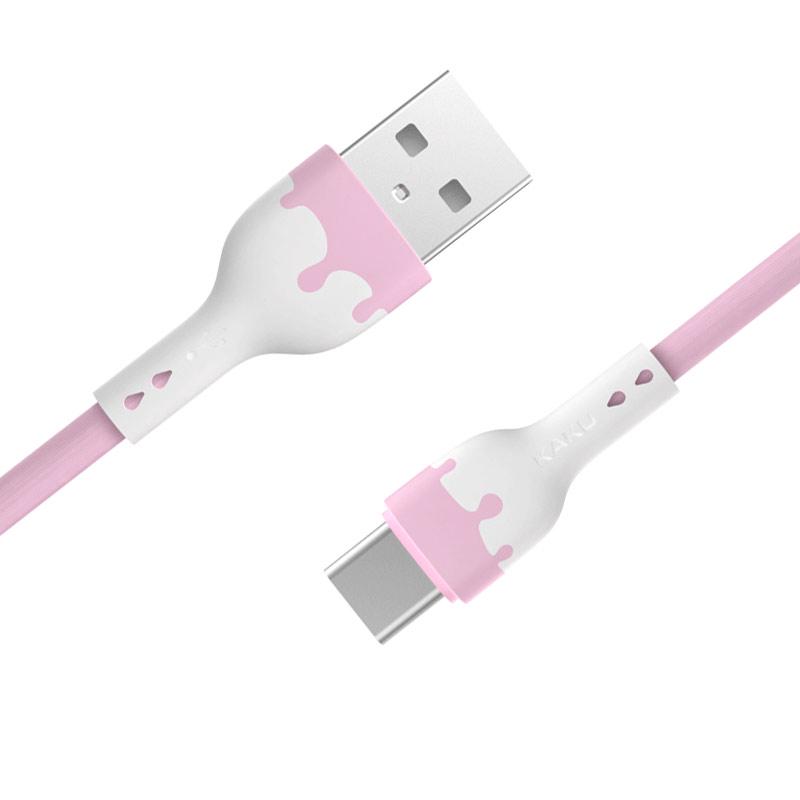 USB кабель Kaku KSC-271 USB-Type-C 1,2 м Pink (1251877129)