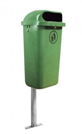 Урна вулична зі стійкою 50 л