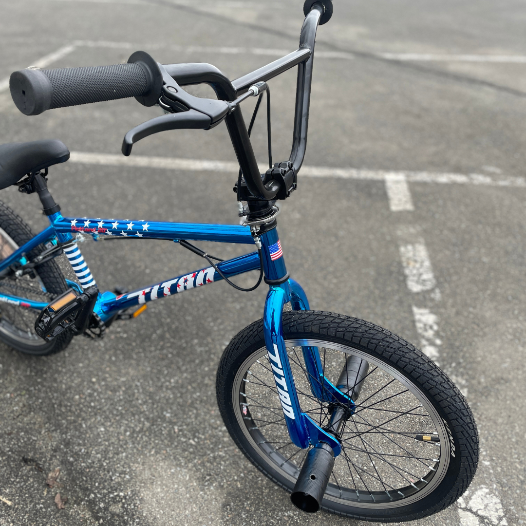 Велосипед трюковий Titan BMX Flatland LIGHT 20" 10" Синій (02f569f2) - фото 5