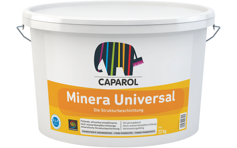 Покриття фасадне наповнене силіконове Caparol Minera Universal 22 кг