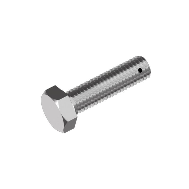 Болт контувальний Metalvis DIN933 М10х40 отвір в різьбленні сталь 8.8 цинк під ключ 17 мм 50 шт. (5M6D0K2M688X040D00)