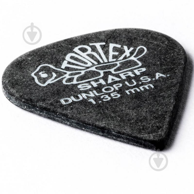 Медіатори Dunlop 4121 Tortex Sharp Guitar Pick 1.35 mm (1 шт.) - фото 2