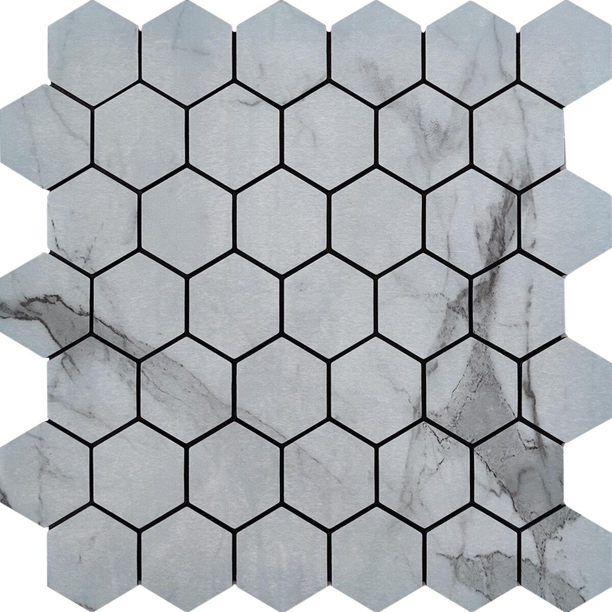 Плитка PET Sticker Wall SW-00001664 Мозаика самоклеящаяся 300х300х4 мм (991943699)