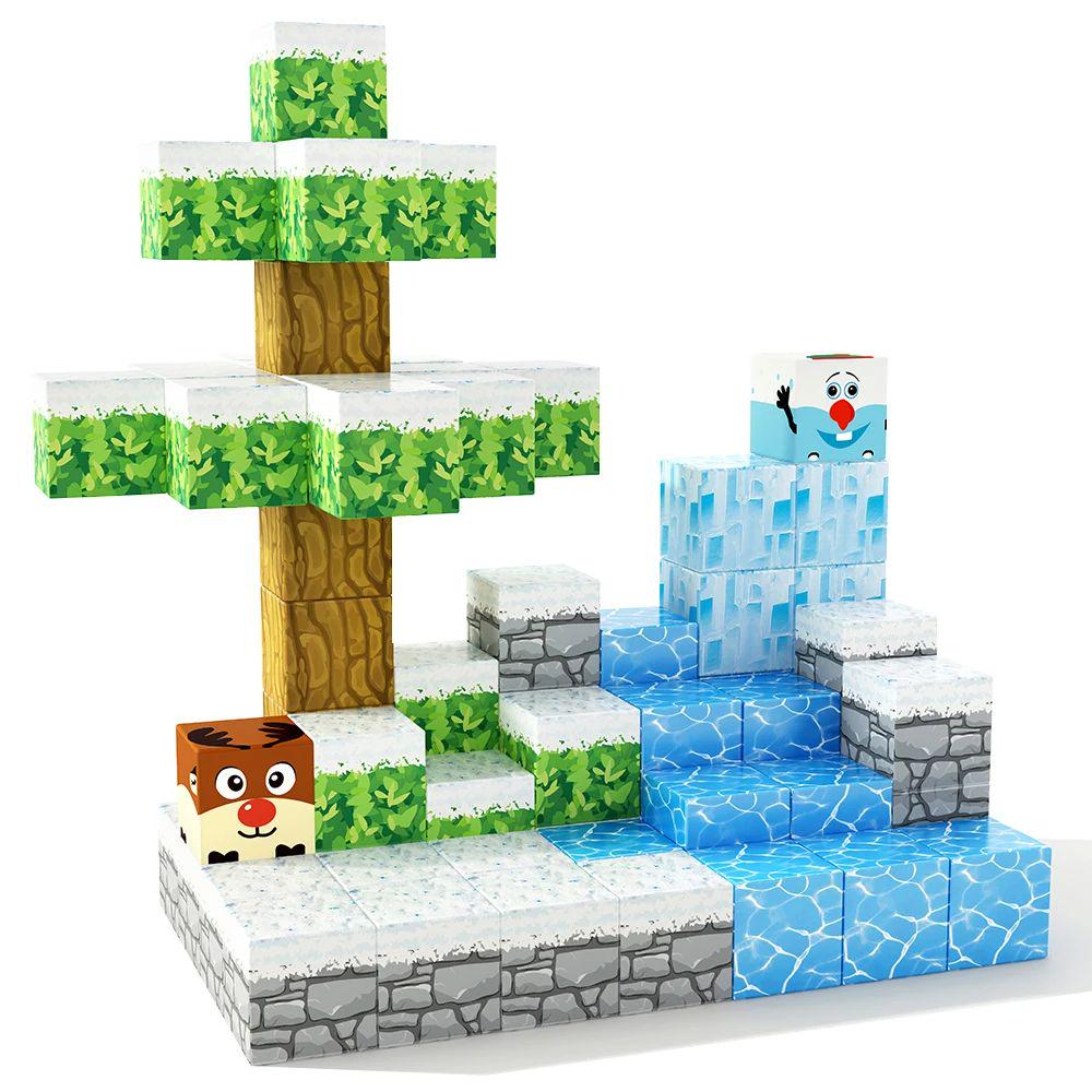 Конструктор магнітний My World minecraft 100 блоків (668) - фото 3 Конструктор магнітний My World minecraft 100 блоків (668) - фото 3