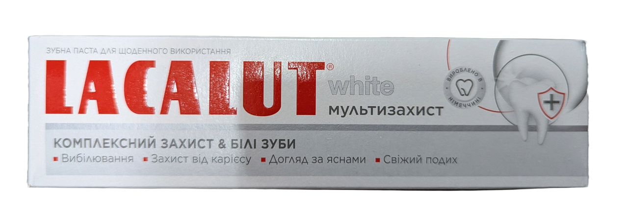 Зубна паста Lacalut Комплексний захист відбілююча 100 мл (4016369691922)