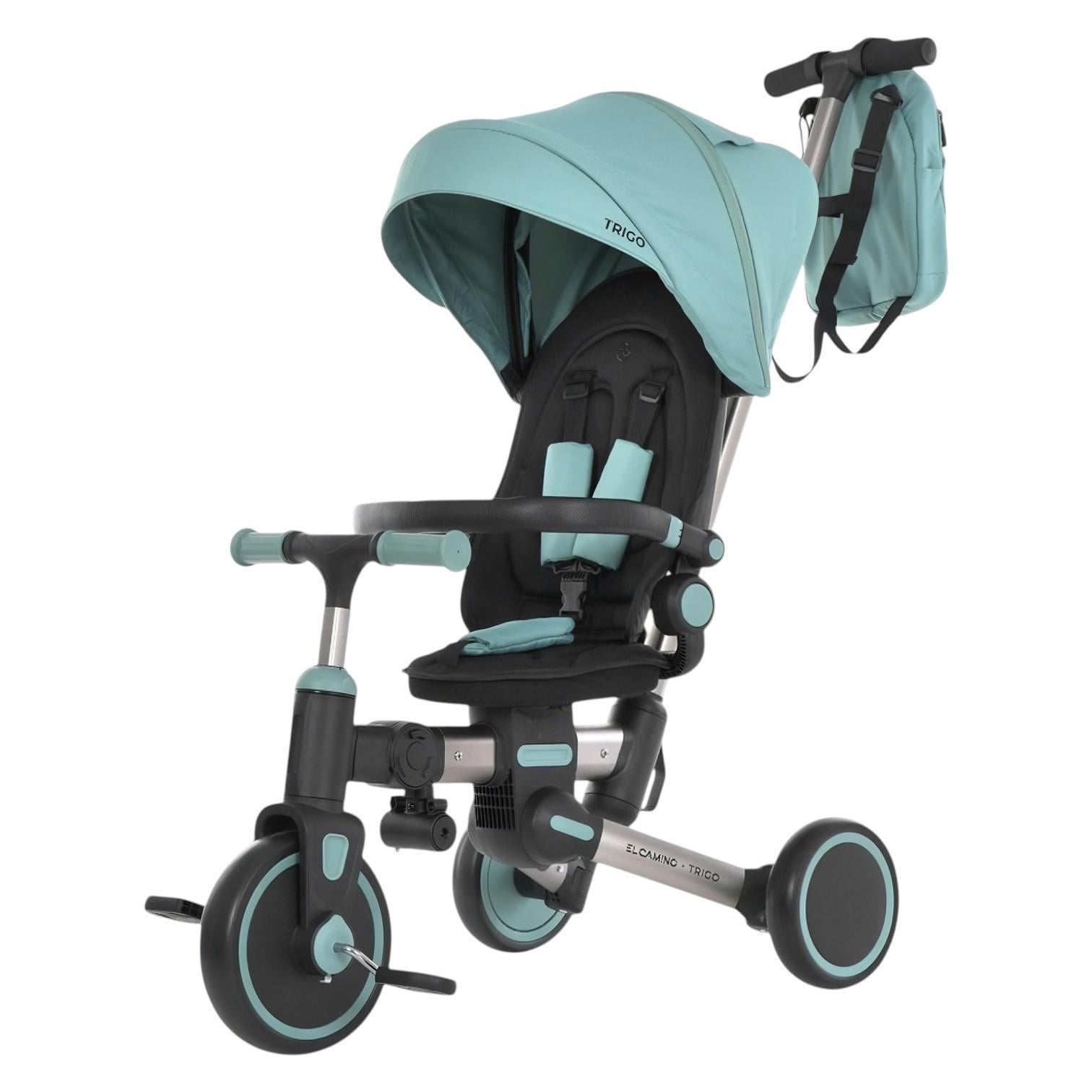 Детский велосипед трехколесный El Camino ME 1226 с поворотным сиденьем Jade Green (34502144)