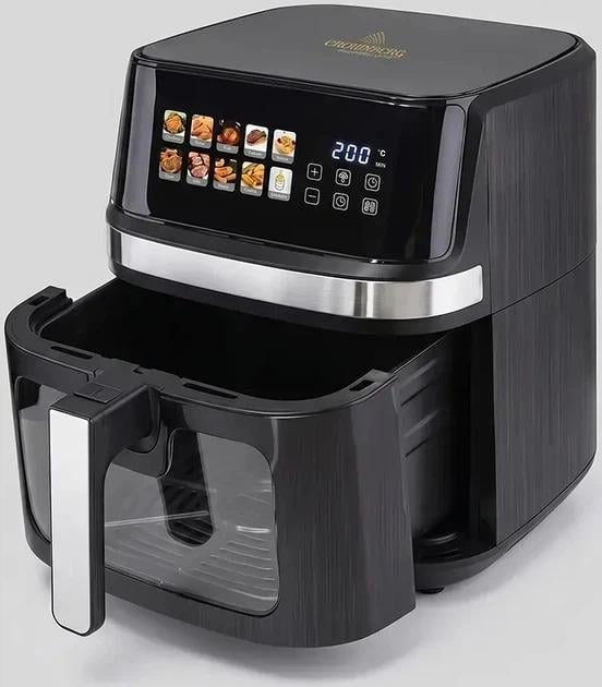 Аэрофритюрница Crownberg CB-5557 10 л 3200 Вт с сенсорным управлением (PH00471)