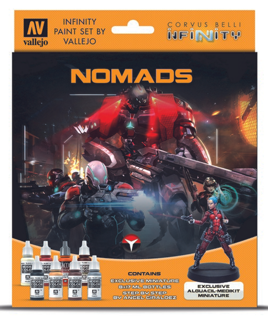 Набір фарб до гри INFINITY Nomads/Exclusive Miniature (2355761351)