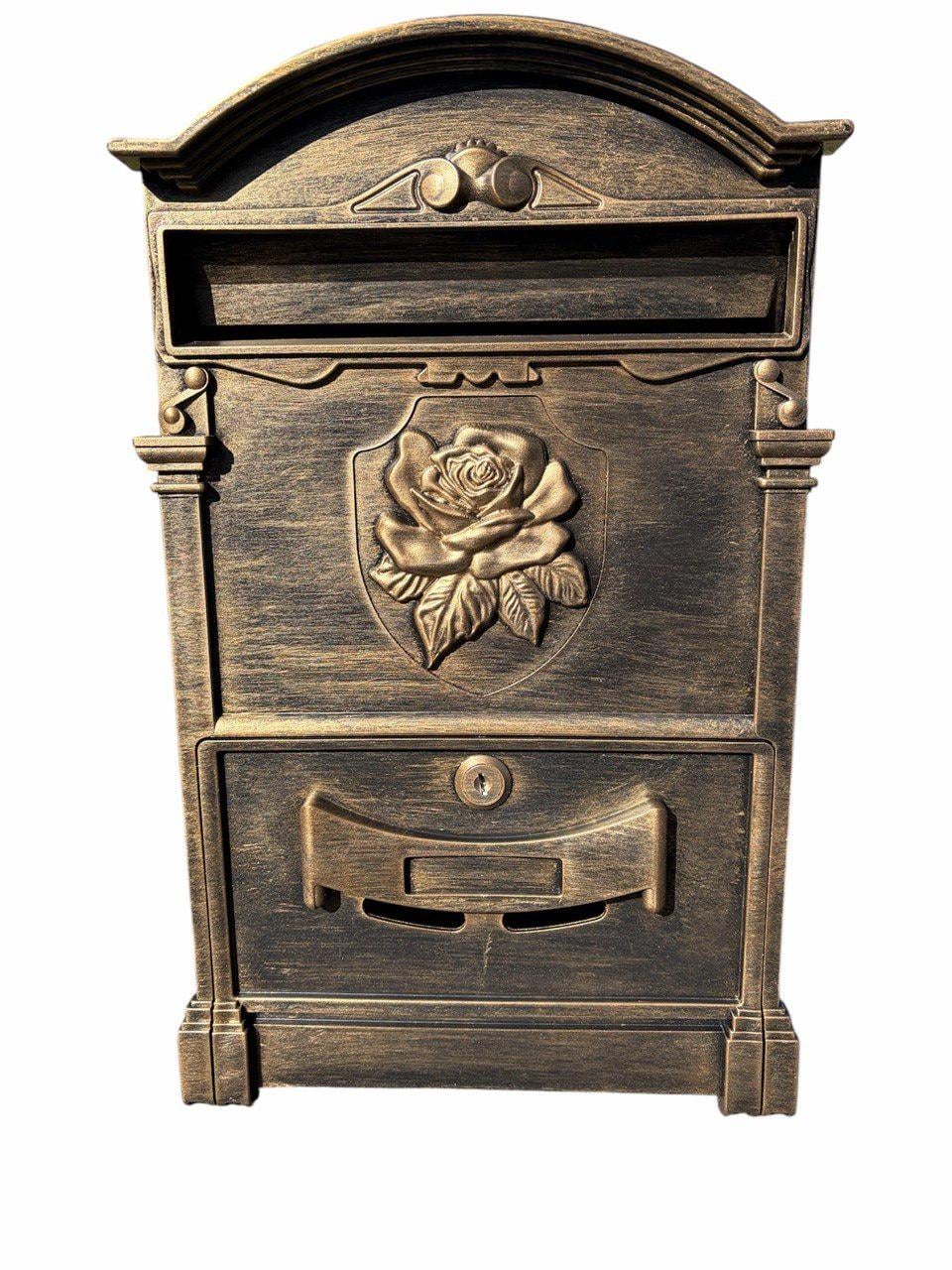 Поштова скринька Троянда Антична бронза (33754109)