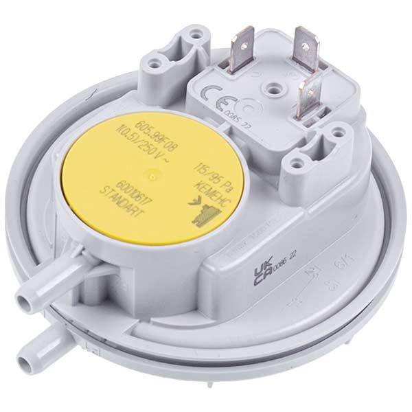 Реле давления воздуха прессостат Huba Control 115/95 Па для газового котла Baxi/Westen 710790200 (00000050615)