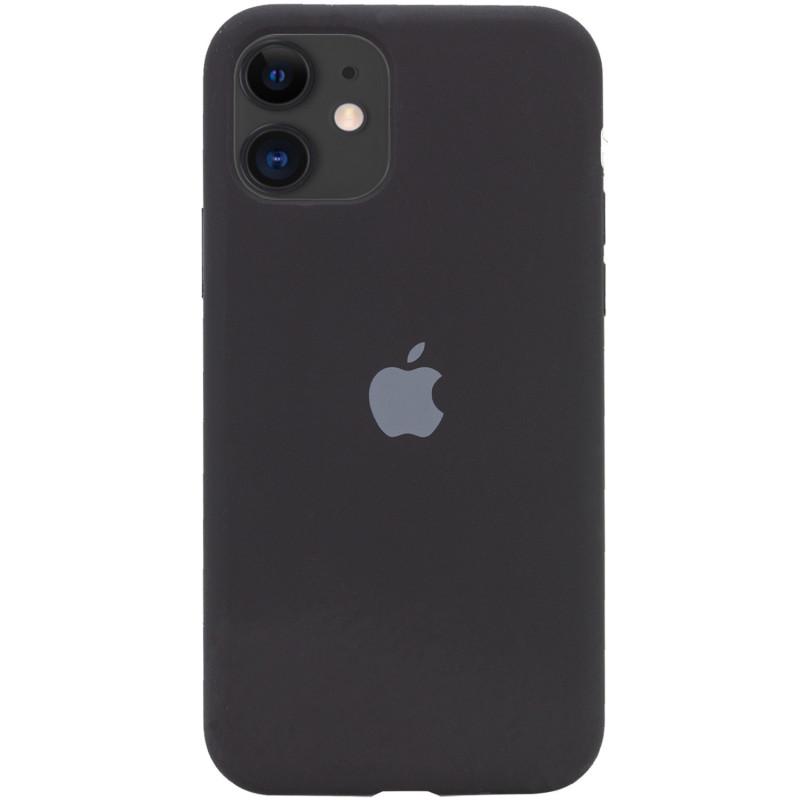 Противоударный чехол Silicone Case Full Protective AA для Apple iPhone 11 6.1" Черный/Black