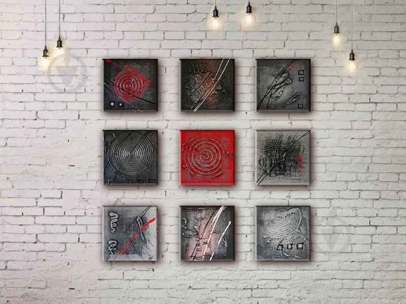 Модульная картина акрилом абстракция ArtStar MHM17_5_102 размер 105 х 105 см