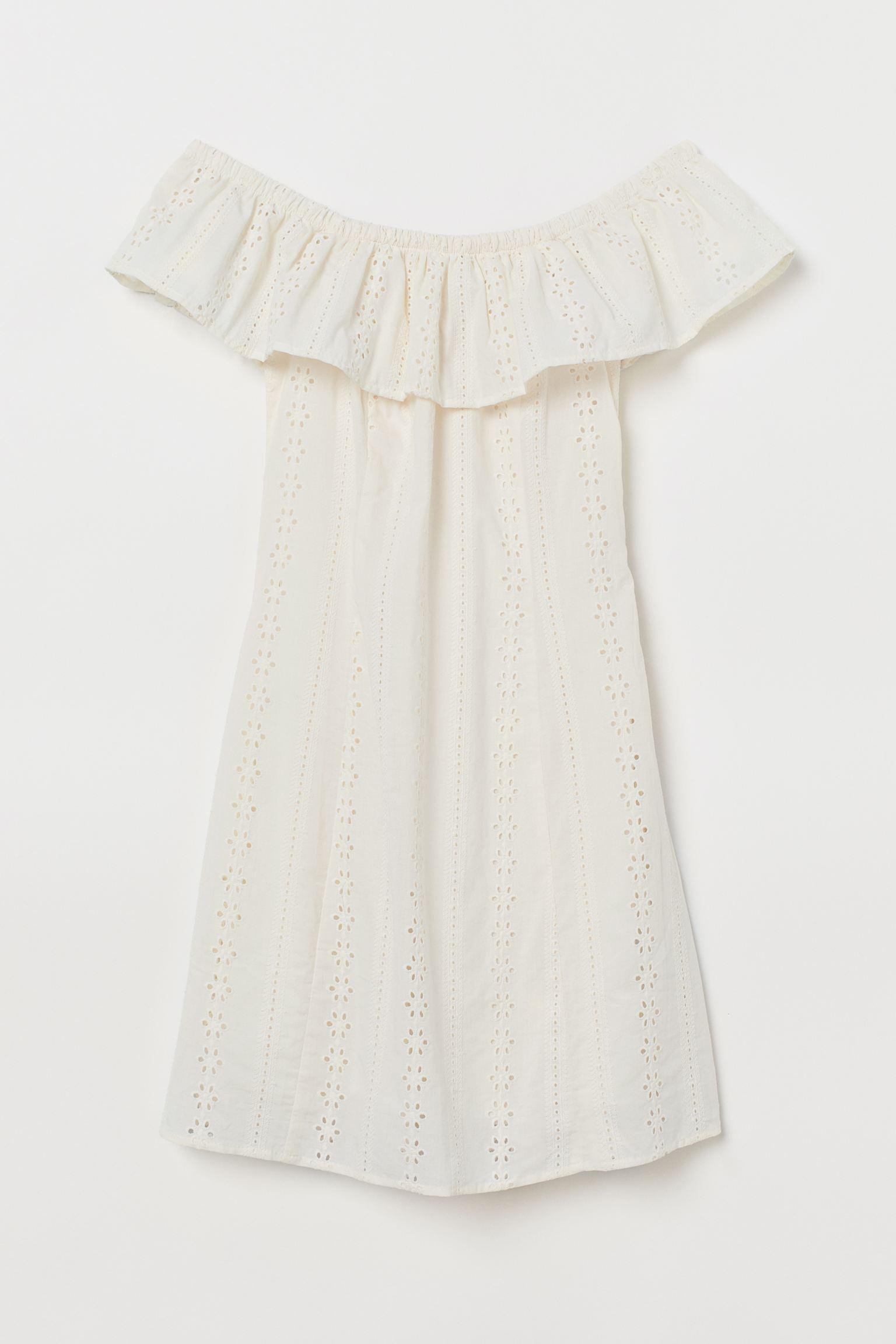 Платье H&M р. 42 Кремовый (12117262269)