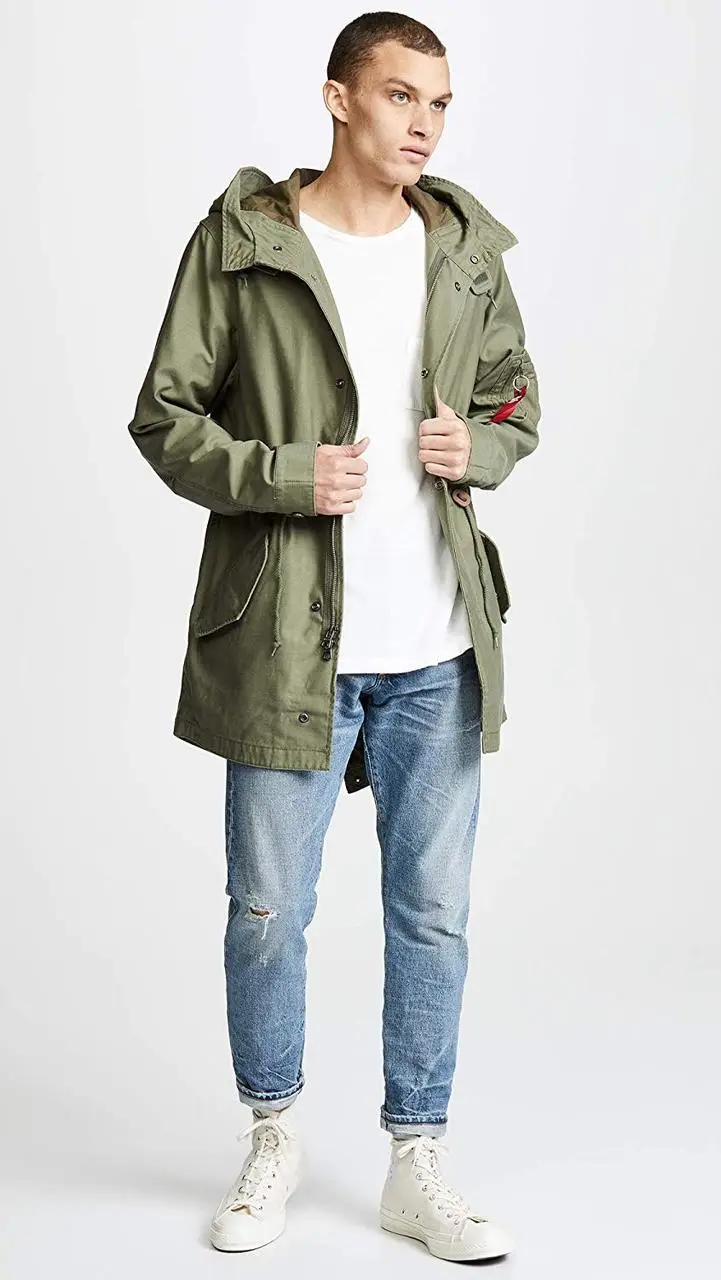 Куртка Alpha Industries M-59 Fishtail Parka 2XL Olive (MJM45580C1O2XL) - фото 7