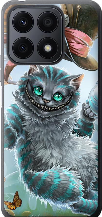 Чехол на Huawei Honor X8a Чеширский кот 2 (3993u-2963-42517) Чехол на Huawei Honor X8a Чеширский кот 2 (3993u-2963-42517)