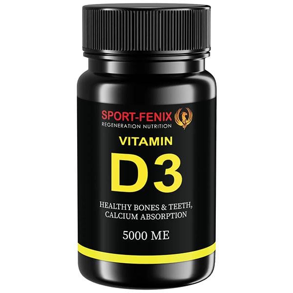 Вітамін D для спорту Sport-Fenix Vitamin D3 5000 ME 60 табл. (000026607)