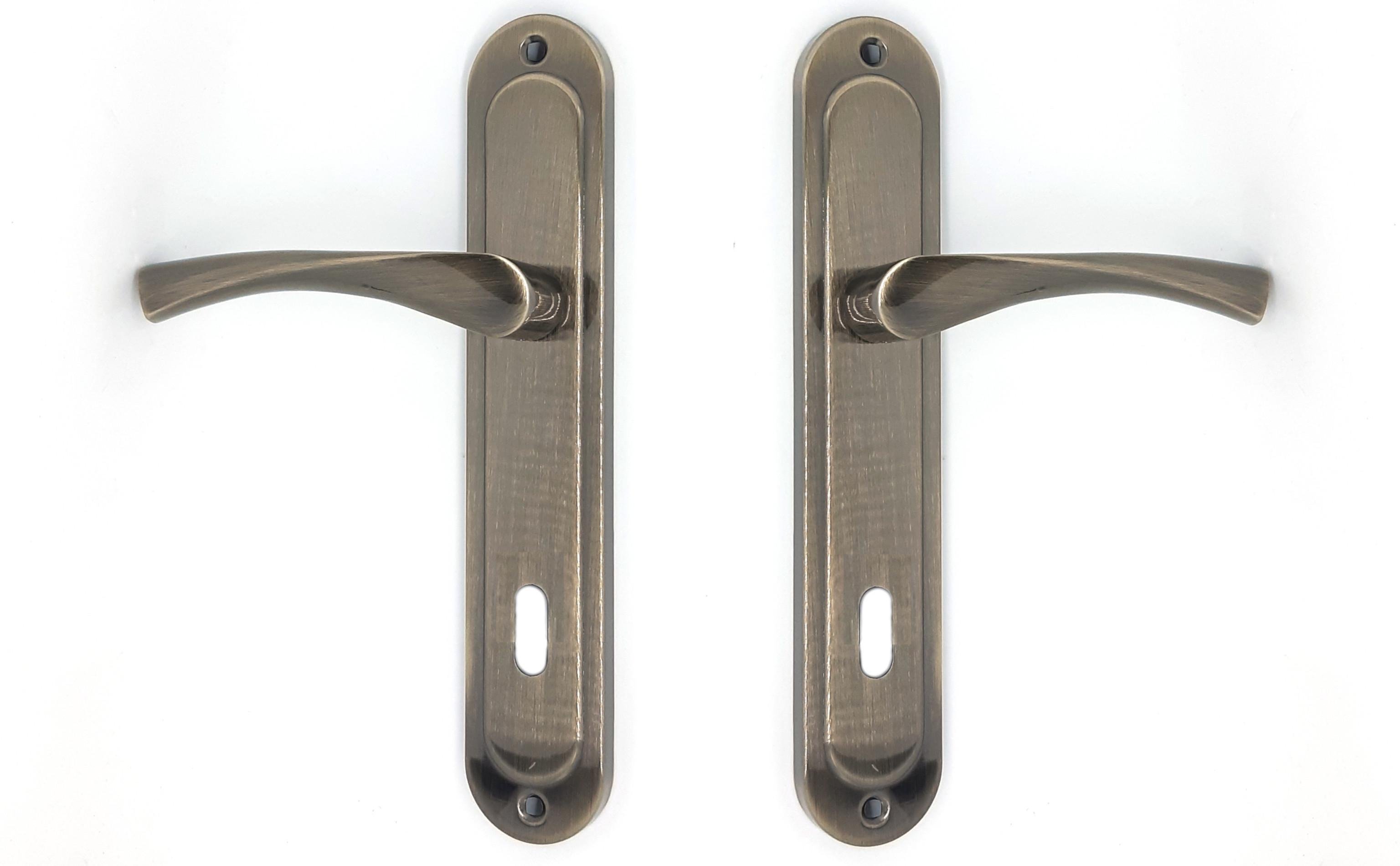 Комплект ручок Romania під ключ буратіно BB72 Бронзовий (19218266)