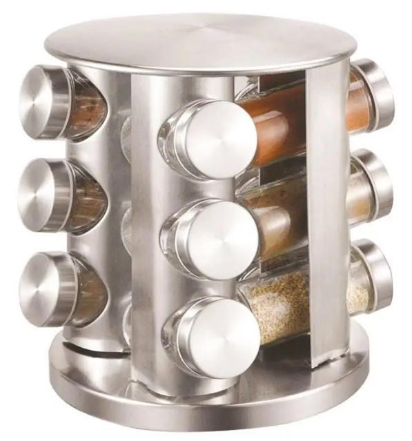 Набор для специй Bohmann BH-7860 на подставке 12 баночек (1889668660)